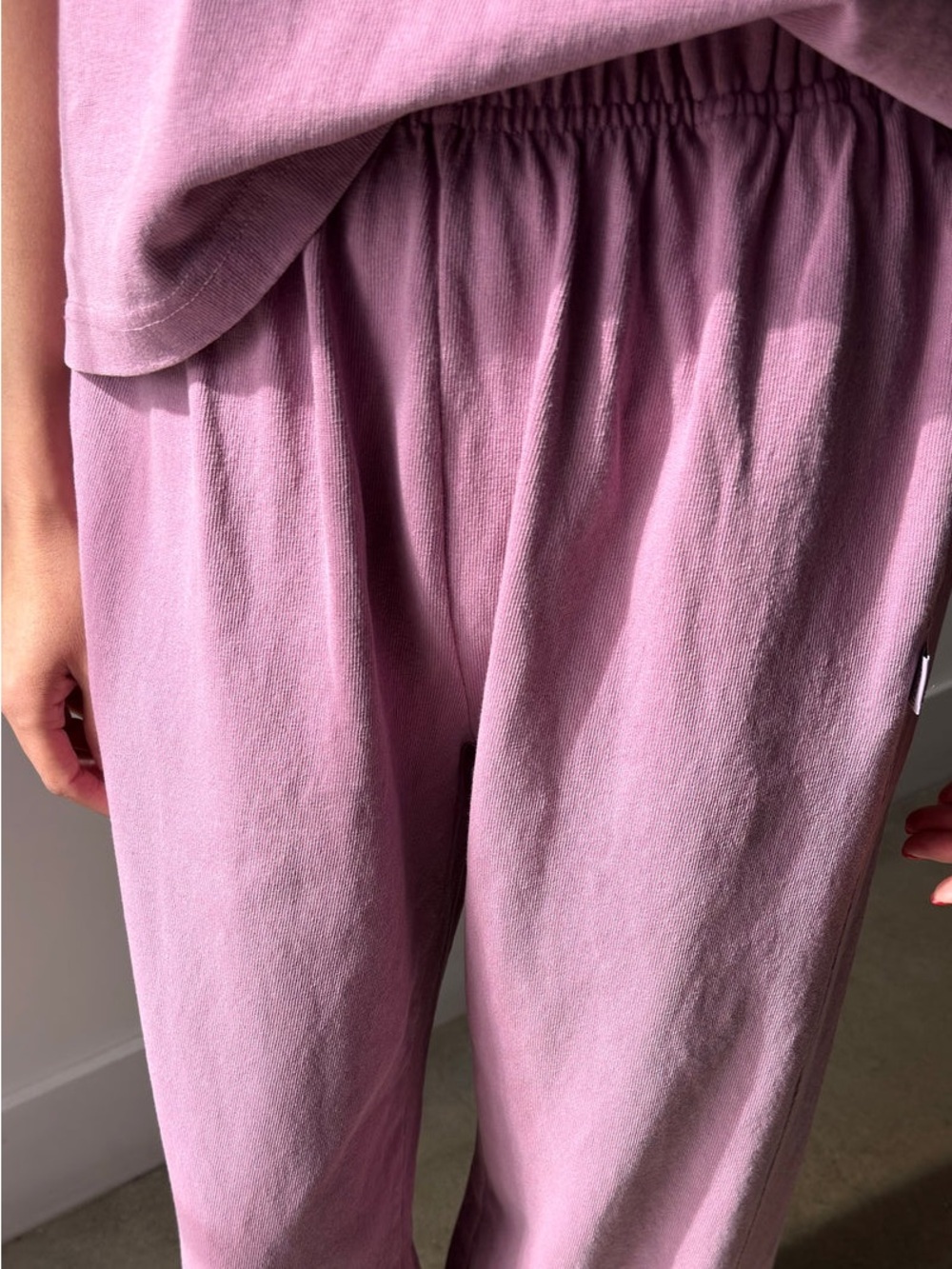 Le Bon Shoppe Balloon Pants in Dusty Lilac - Picture 3 of 9